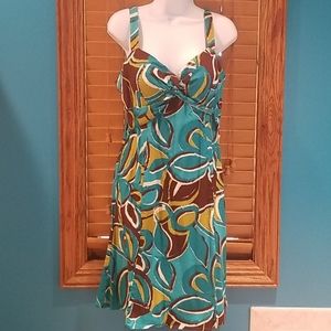 🔮 Dress Barn Fun Brightly Colored Sundress